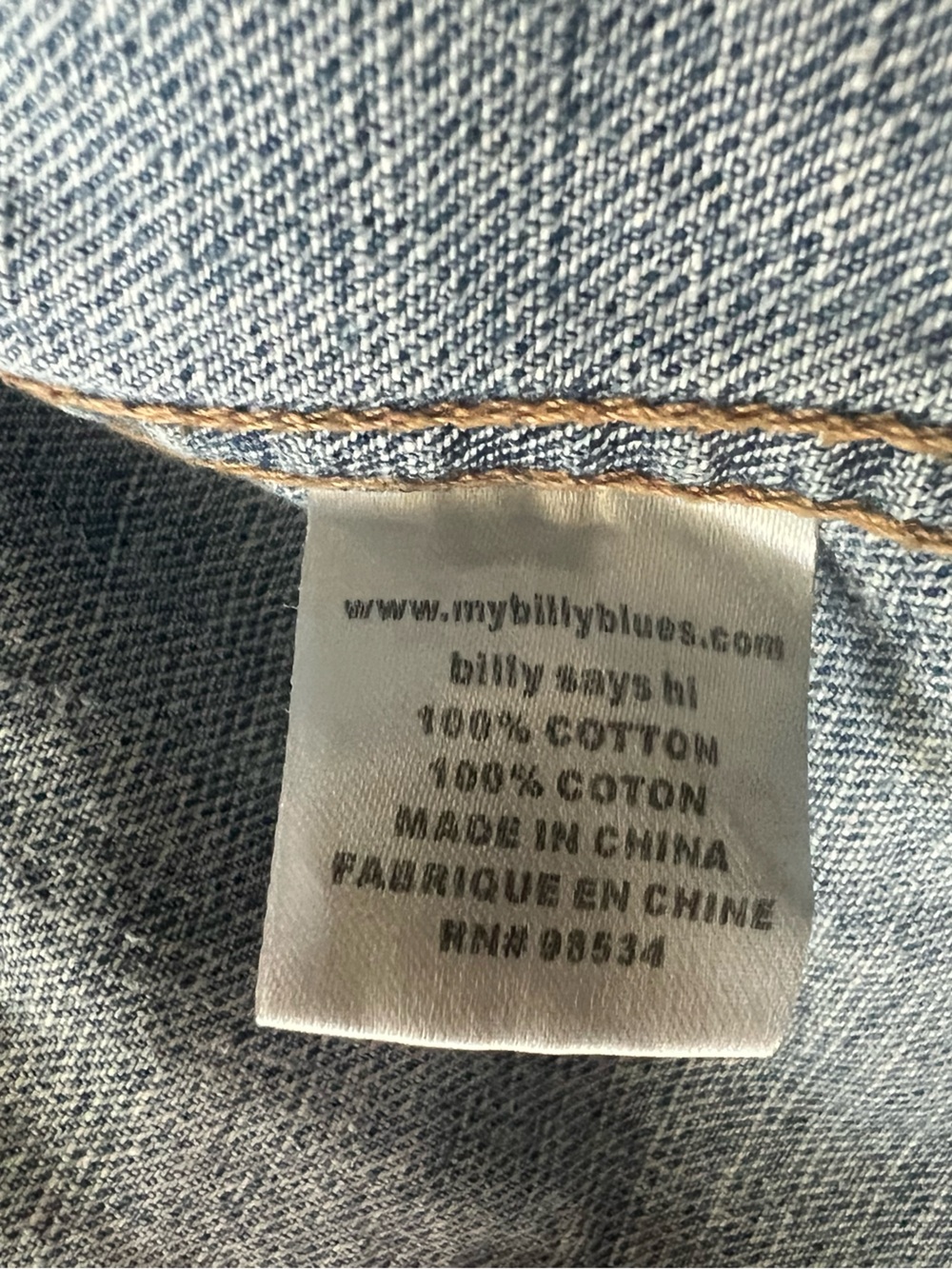 Billy Blues Classic Light Wash Denim Trucker Jacket 100% Cotton Womens Large - Picture 7 of 10